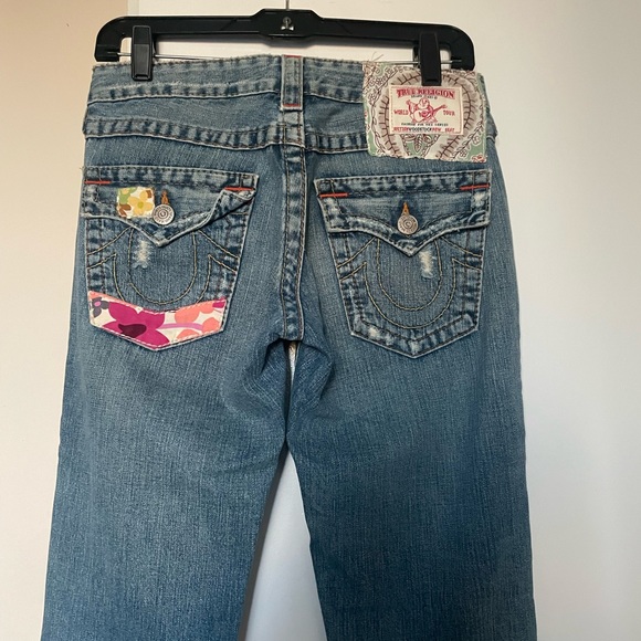 True Religion unique patchwork jeans - Picture 4 of 16